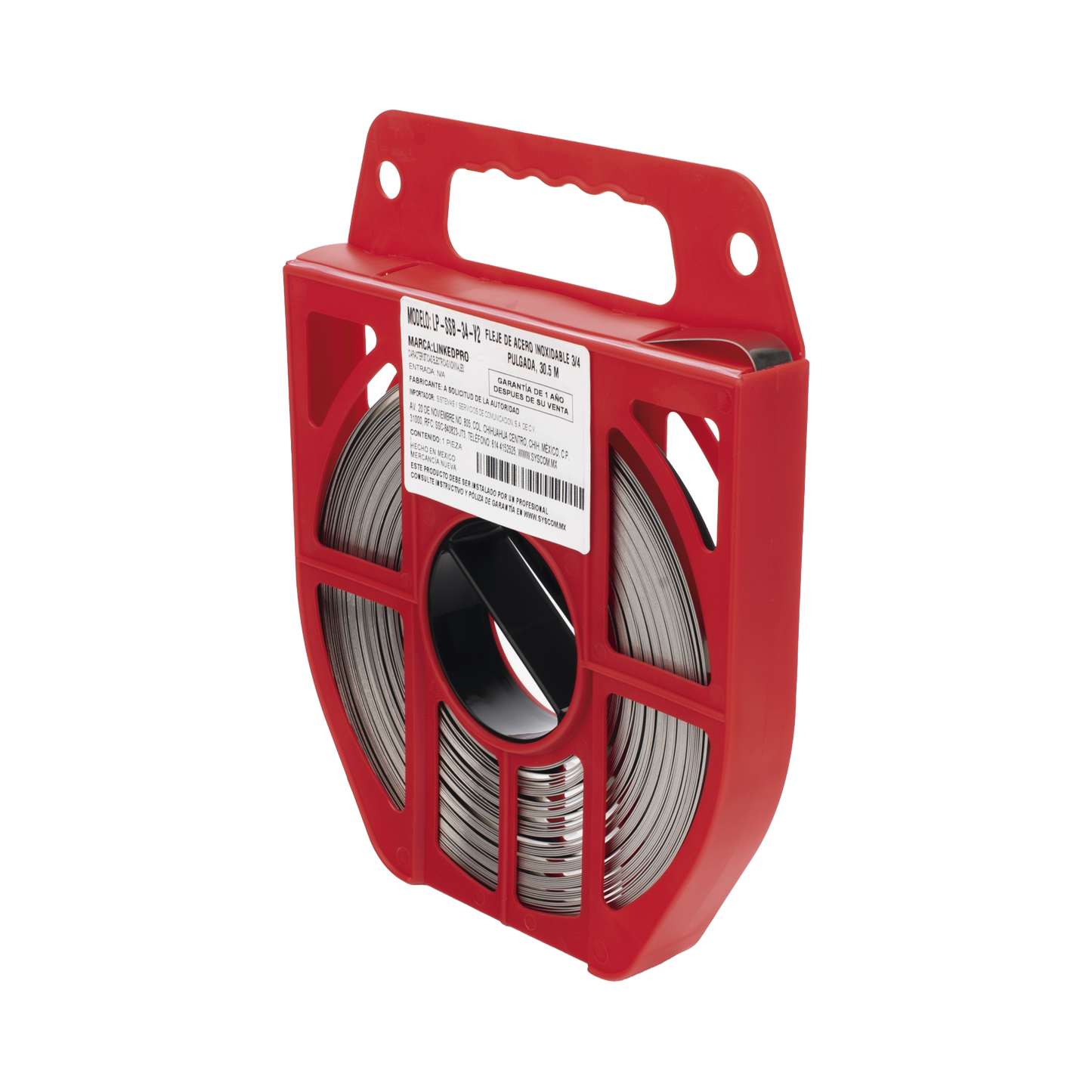 Fleje de Acero Inoxidable 304 de 3/4", 0.70 mm, 30.5 metros LINKEDPRO BY EPCOM - Imagen 2