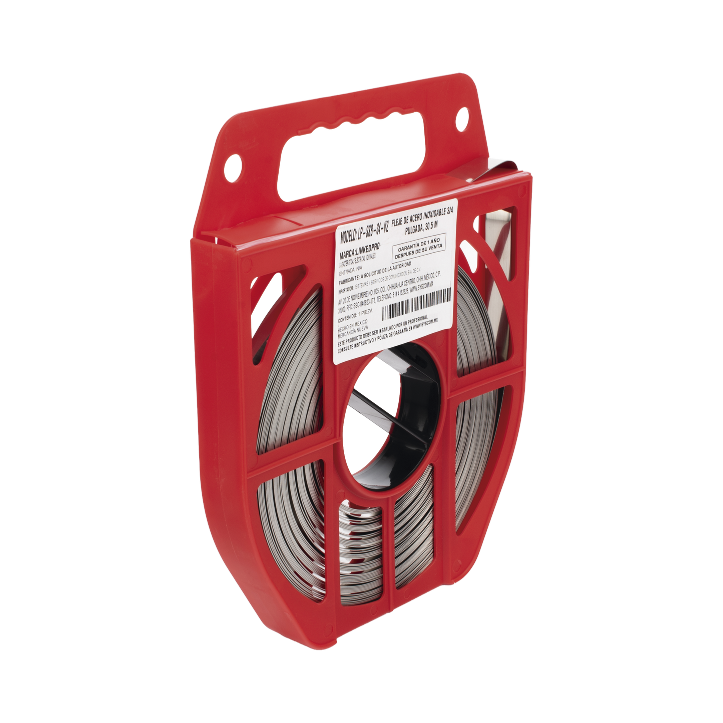 Fleje de Acero Inoxidable 304 de 3/4", 0.70 mm, 30.5 metros LINKEDPRO BY EPCOM - Imagen 3