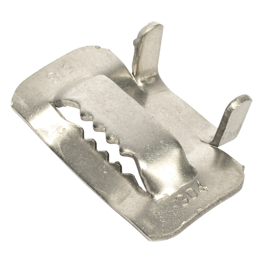 Hebilla de Acero Inoxidable T, 5/8", 100 piezas LP-SSBT-58 LINKEDPRO BY EPCOM - Imagen 1