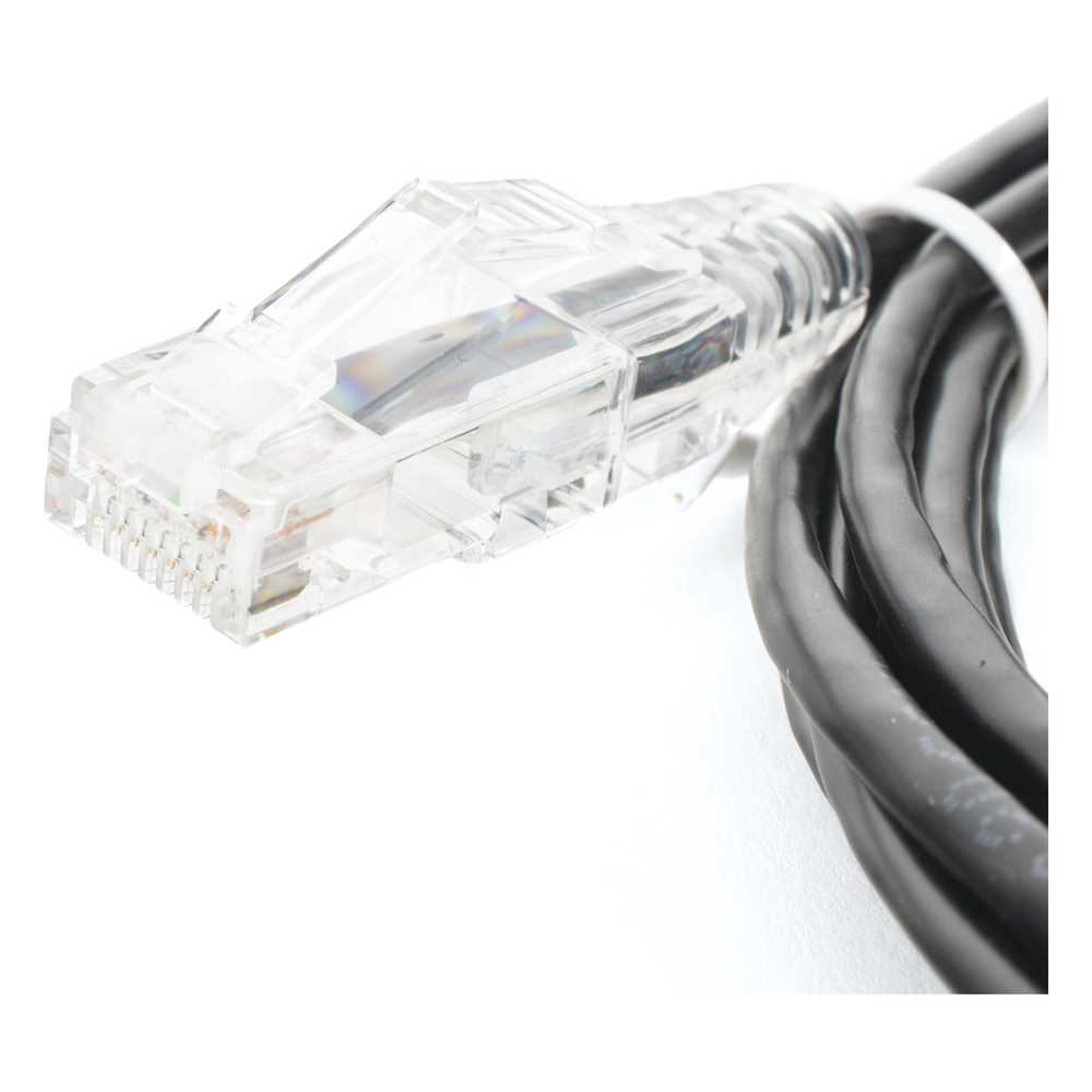 Patch Cord Slim UTP Cat6 - 1 metro, Negro, Diámetro Reducido (28 AWG) LINKEDPRO BY EPCOM - Imagen 4