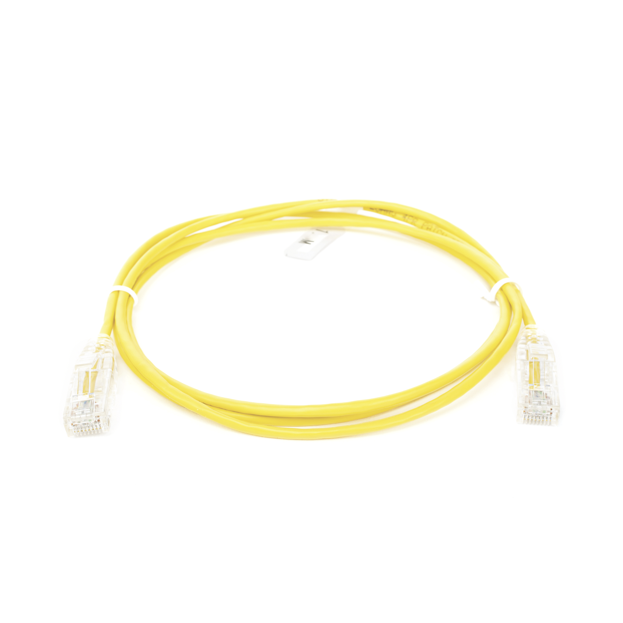 Patch Cord Slim UTP Cat6 - 1 metro, Amarillo, Diámetro Reducido (28 AWG) LINKEDPRO BY EPCOM - Imagen 1
