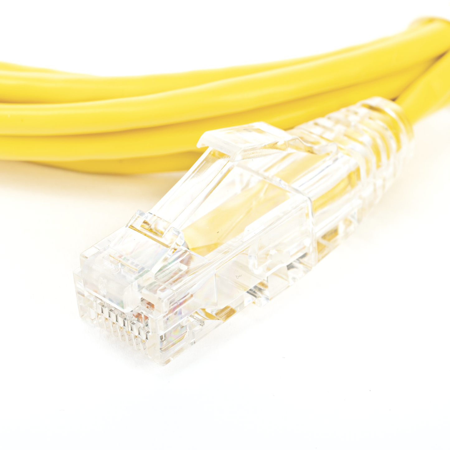 Patch Cord Slim UTP Cat6 - 1 metro, Amarillo, Diámetro Reducido (28 AWG) LINKEDPRO BY EPCOM - Imagen 4