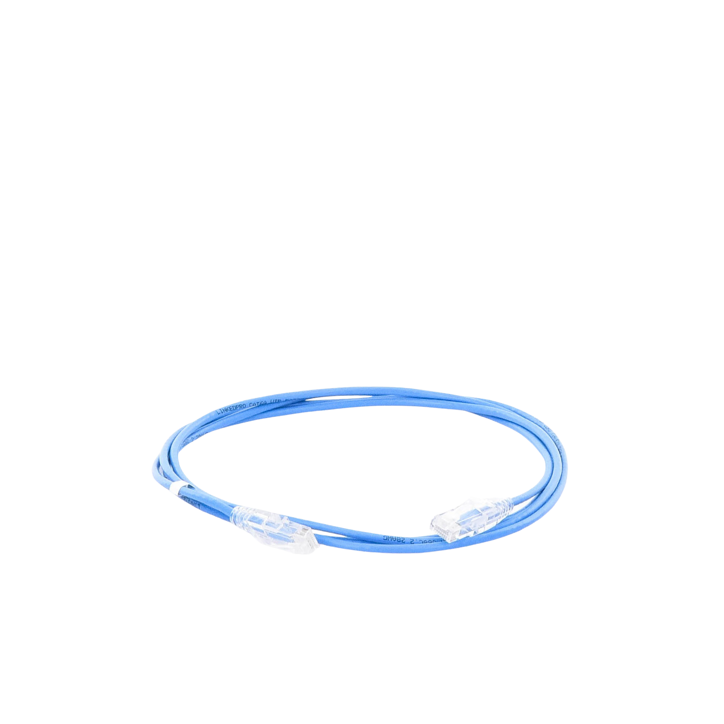 Cable de Parcheo Slim UTP Cat6A - 2 Metros (6.56 Pies) Azul, Diámetro Reducido (28 AWG) LINKEDPRO BY EPCOM - Imagen 2