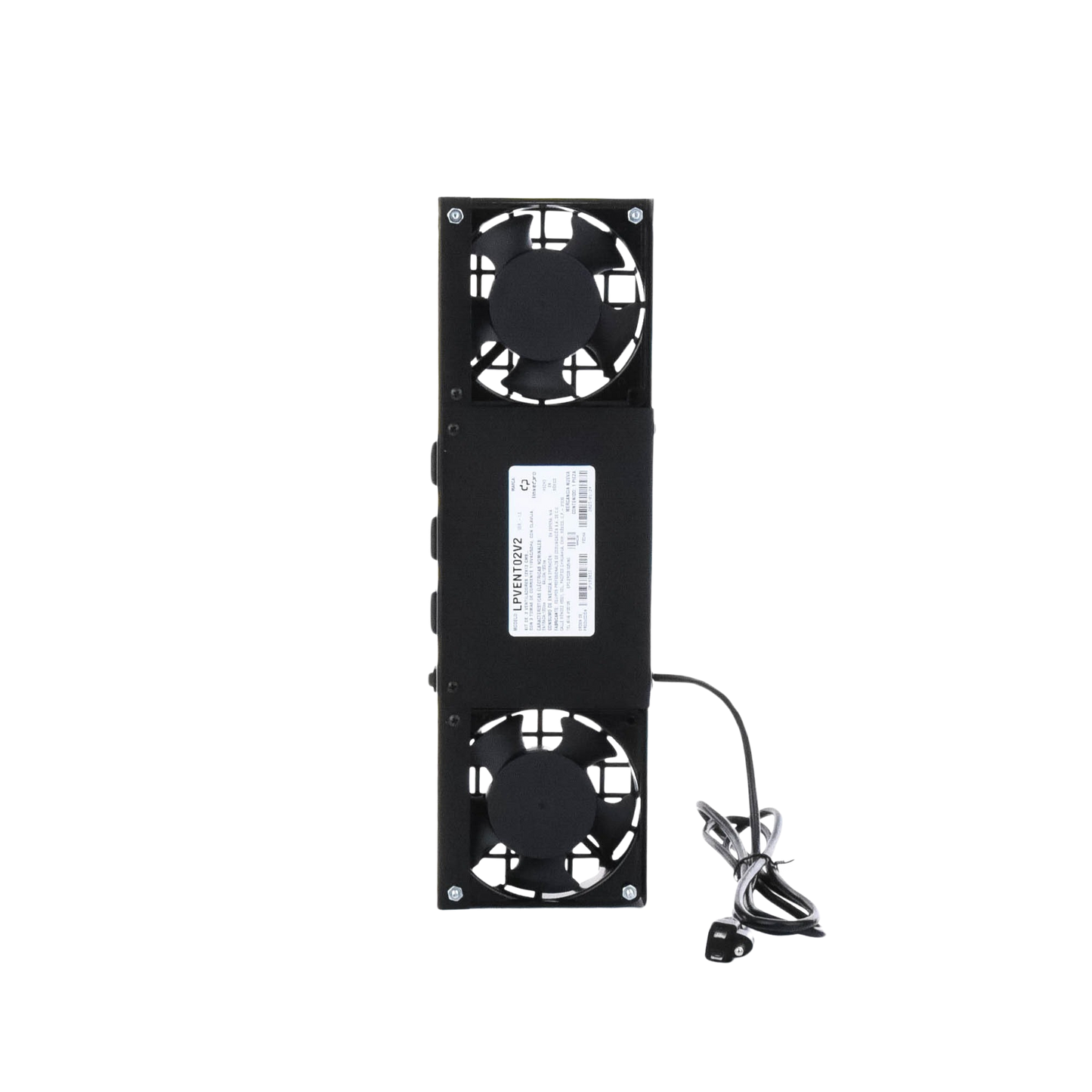 Kit de 2 Ventiladores (12 x 12 cm) con 3 Tomas de Corriente 110 Vca/50 Hz con Clavija. LINKEDPRO BY EPCOM - Imagen 3