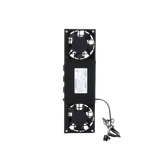 Kit de 2 Ventiladores (12 x 12 cm) con 3 Tomas de Corriente 110 Vca/50 Hz con Clavija. LINKEDPRO BY EPCOM - Imagen 3