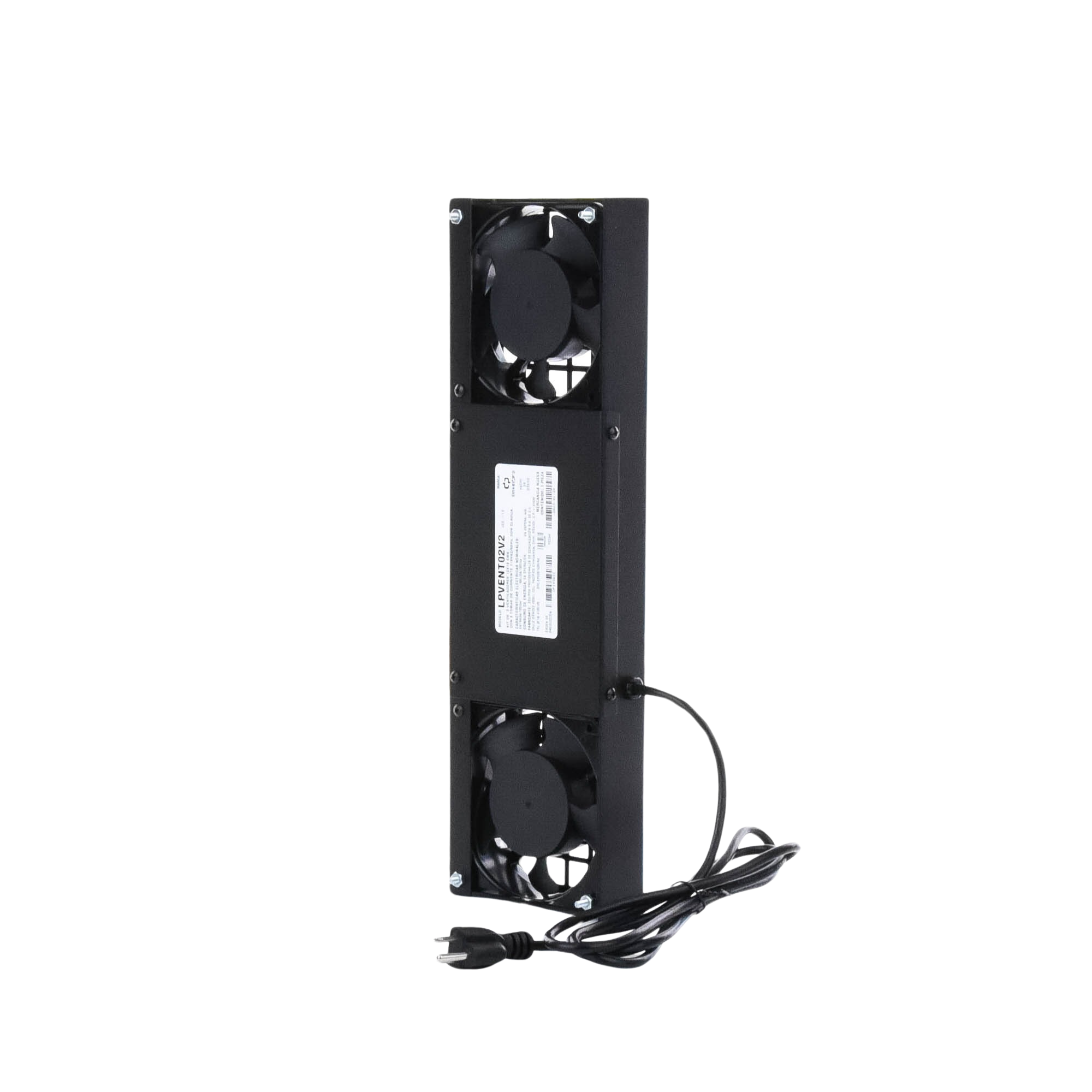 Kit de 2 Ventiladores (12 x 12 cm) con 3 Tomas de Corriente 110 Vca/50 Hz con Clavija. LINKEDPRO BY EPCOM - Imagen 5