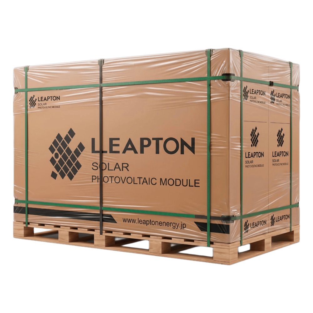 Pallet de 36 piezas de Módulo Solar Doble Vidrio bifacial / 620 W / 49.75 Vcc , Monocristalino, 132 cel de 182 x 210 MM . TOPCON LEAPTON - Imagen 1