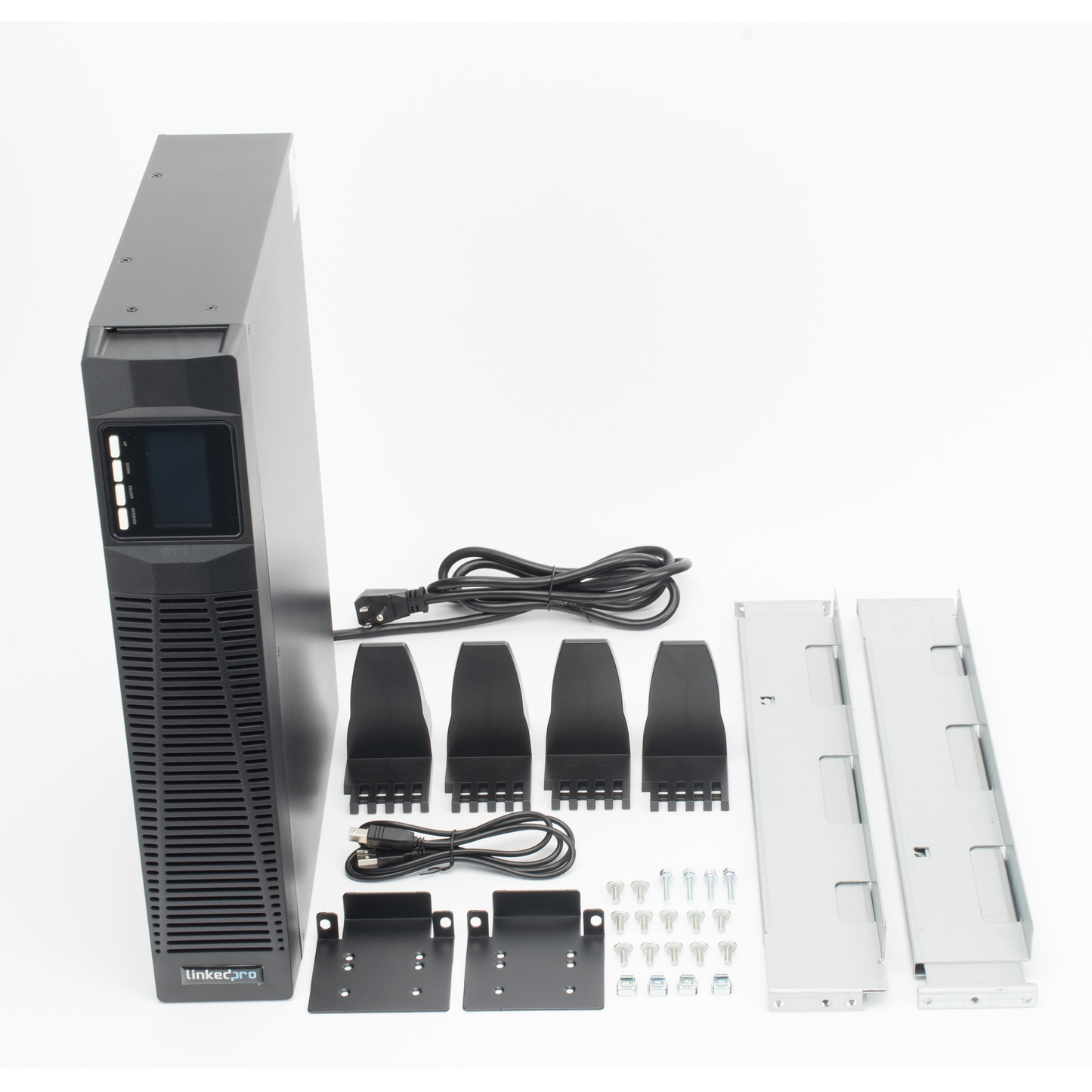 UPS de 1000VA/900W Topología On-Line Doble Conversión Entrada y Salida de 120 Vca NEMA 5-20P Pantalla LCD Rack/Torre LP1KRT LINKEDPRO BY EPCOM - Imagen 3