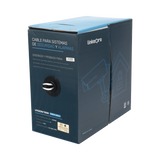 Bobina de Cable 305 Metros (1000 Pies): 6 x 22 AWG, Color Blanco, CMR, Para Sistemas de Seguridad y Alarmas LINKEDPRO - Imagen 2