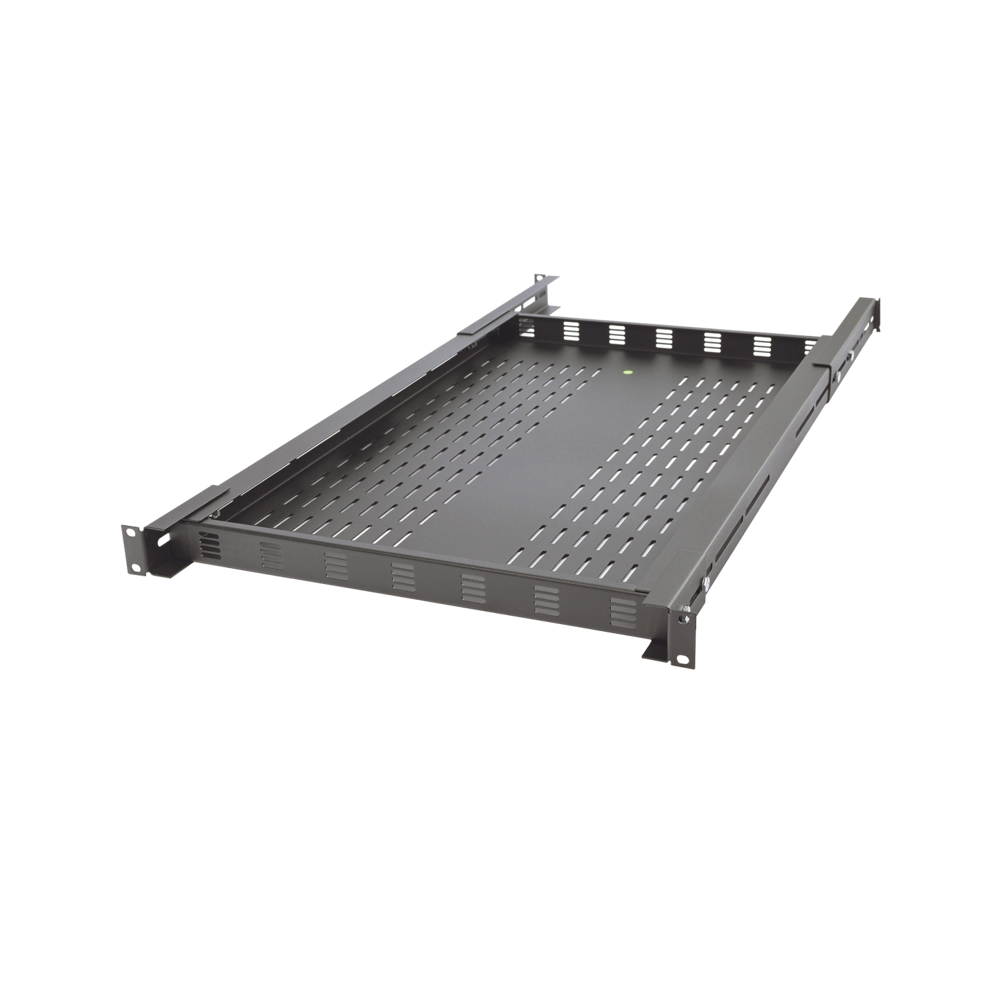 Charola Ventilada para Soportar Equipos en Rack, Profundidad Ajustable de 495 a 965 mm, 1U, Color Negro LINKEDPRO BY EPCOM - Imagen 2