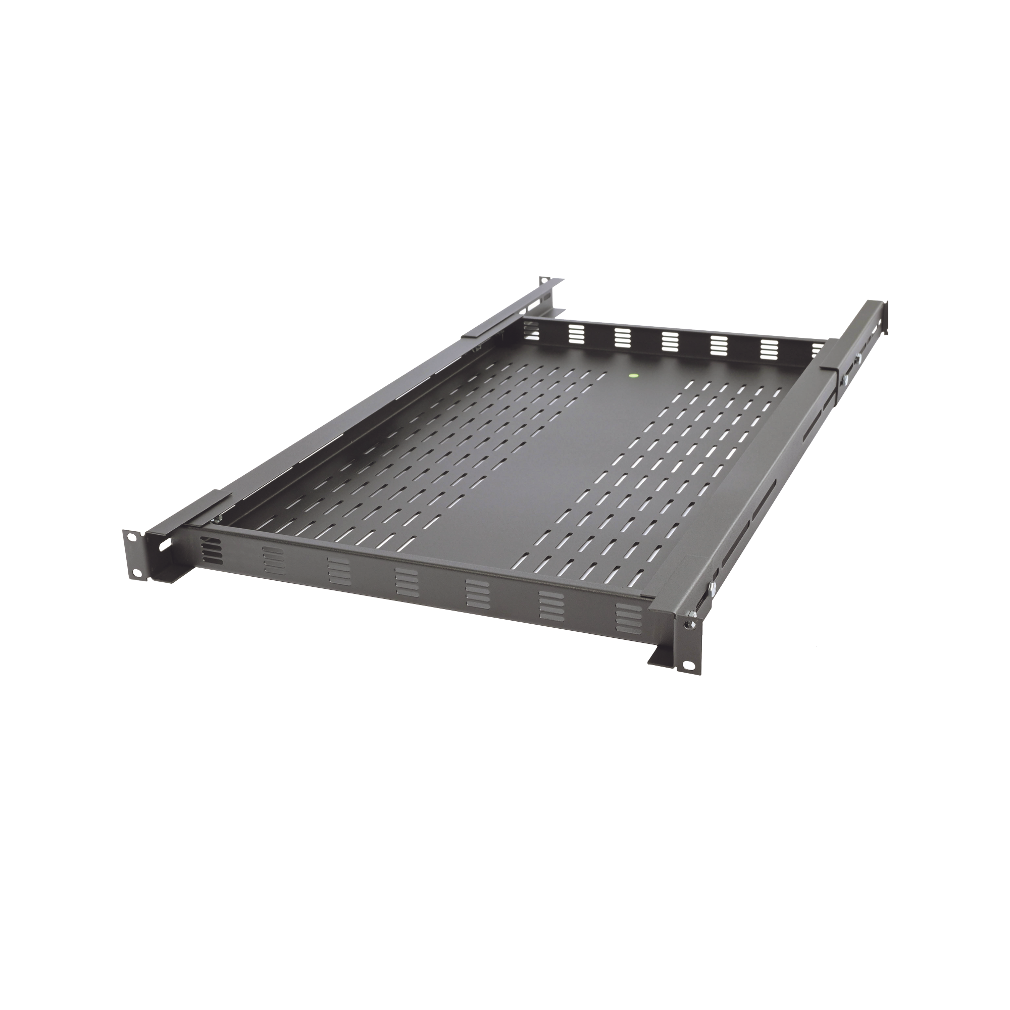 Charola Ventilada para Soportar Equipos en Rack, Profundidad Ajustable de 495 a 965 mm, 1U, Color Negro LINKEDPRO BY EPCOM - Imagen 2