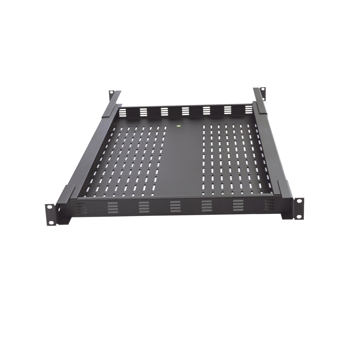 Charola Ventilada para Soportar Equipos en Rack, Profundidad Ajustable de 495 a 965 mm, 1U, Color Negro LINKEDPRO BY EPCOM - Imagen 4