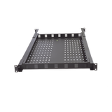 Charola Ventilada para Soportar Equipos en Rack, Profundidad Ajustable de 495 a 965 mm, 1U, Color Negro LINKEDPRO BY EPCOM - Imagen 4