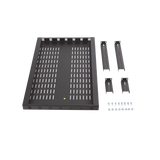 Charola Ventilada para Soportar Equipos en Rack, Profundidad Ajustable de 495 a 965 mm, 1U, Color Negro LINKEDPRO BY EPCOM - Imagen 5