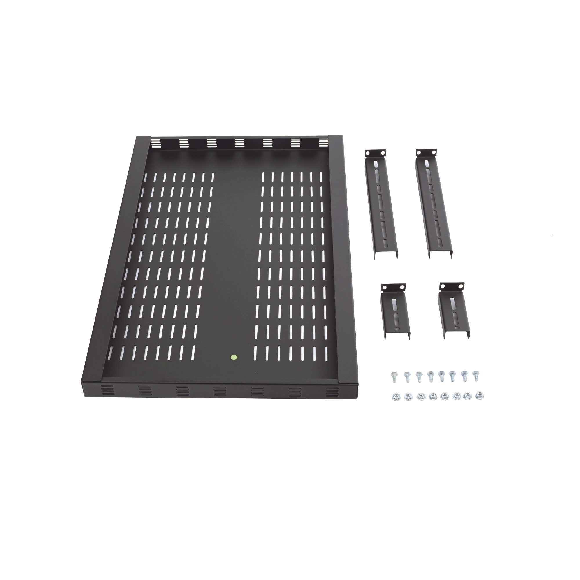 Charola Ventilada para Soportar Equipos en Rack, Profundidad Ajustable de 495 a 965 mm, 1U, Color Negro LINKEDPRO BY EPCOM - Imagen 5