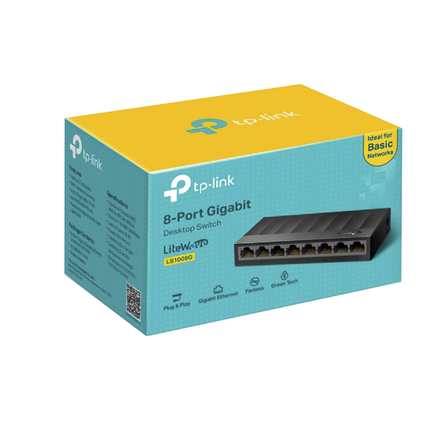 Switch para escritorio 8 puertos 10/100/1000Mbps TP-LINK - Imagen 2
