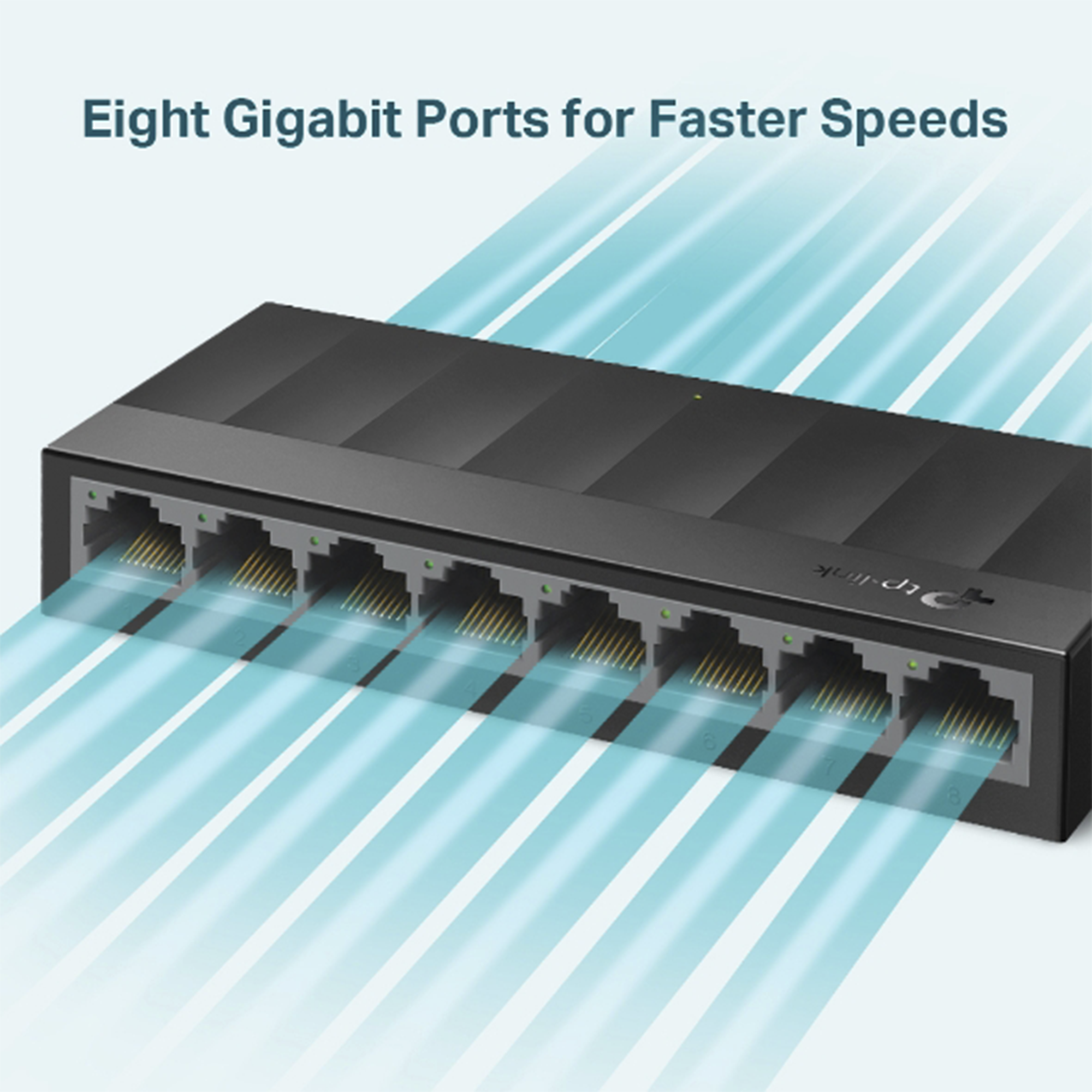Switch para escritorio 8 puertos 10/100/1000Mbps TP-LINK - Imagen 4