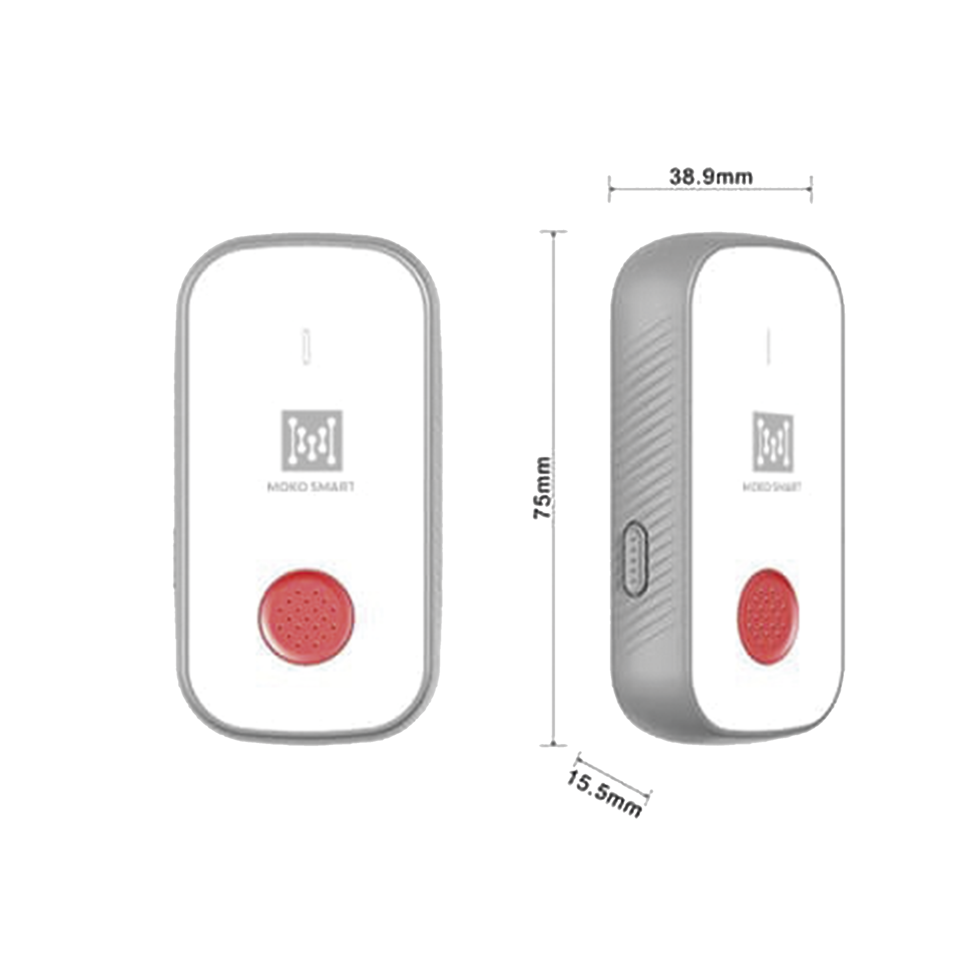 BOTON DE PANICO LORAWAN GPS LORAWAN RECARGABLE IP66 MOKOSMART - Imagen 1