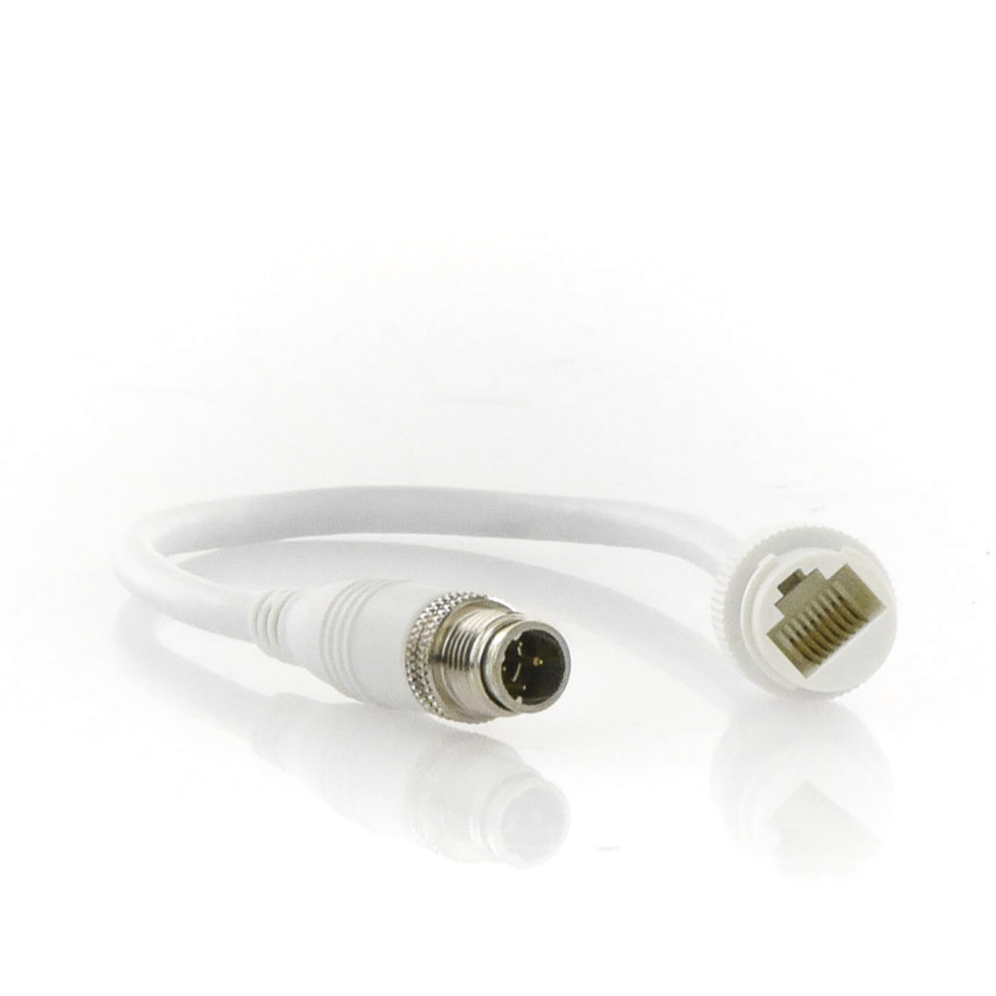 Cable Adaptador Tipo Aviación a RJ45 (Red) para el Kit Movil DS-MP5604SD/GLF(LITE)(KIT) HIKVISION - Imagen 1