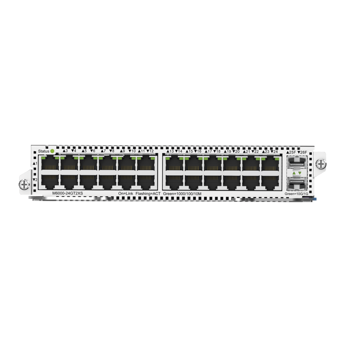 SwitchesRUIJIEM6000-24GT2XSSwitch Administrable 24 Puertos Gigabit 2 SFP+ 10G Capa 3 Montaje Rack Ruijie M6000 - 24GT2XS - SILYMX