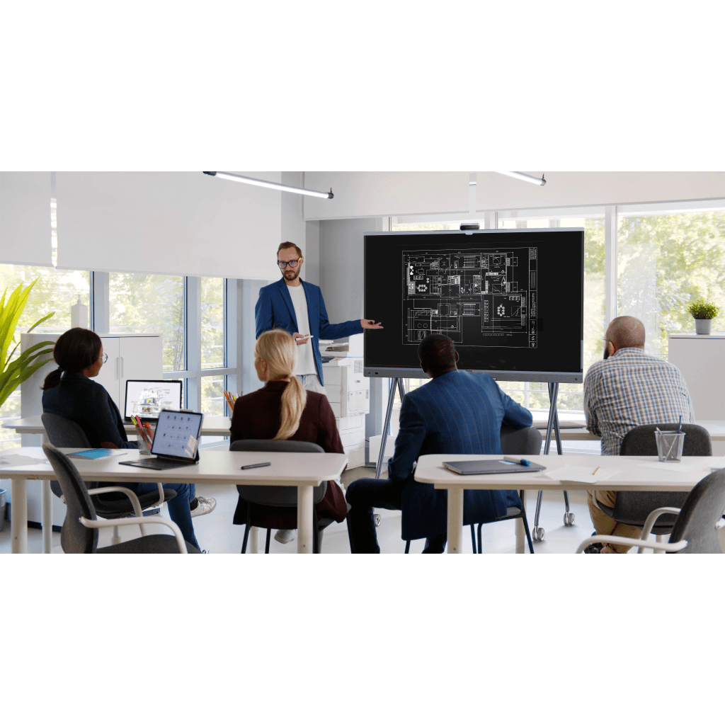 Yealink MeetingBoard 65 Pro, Centro de Colaboración Inteligente con IA, 4K UHD, Android 13, Micrófonos Integrados y Cámara Ultra Gran Angular - Imagen 6