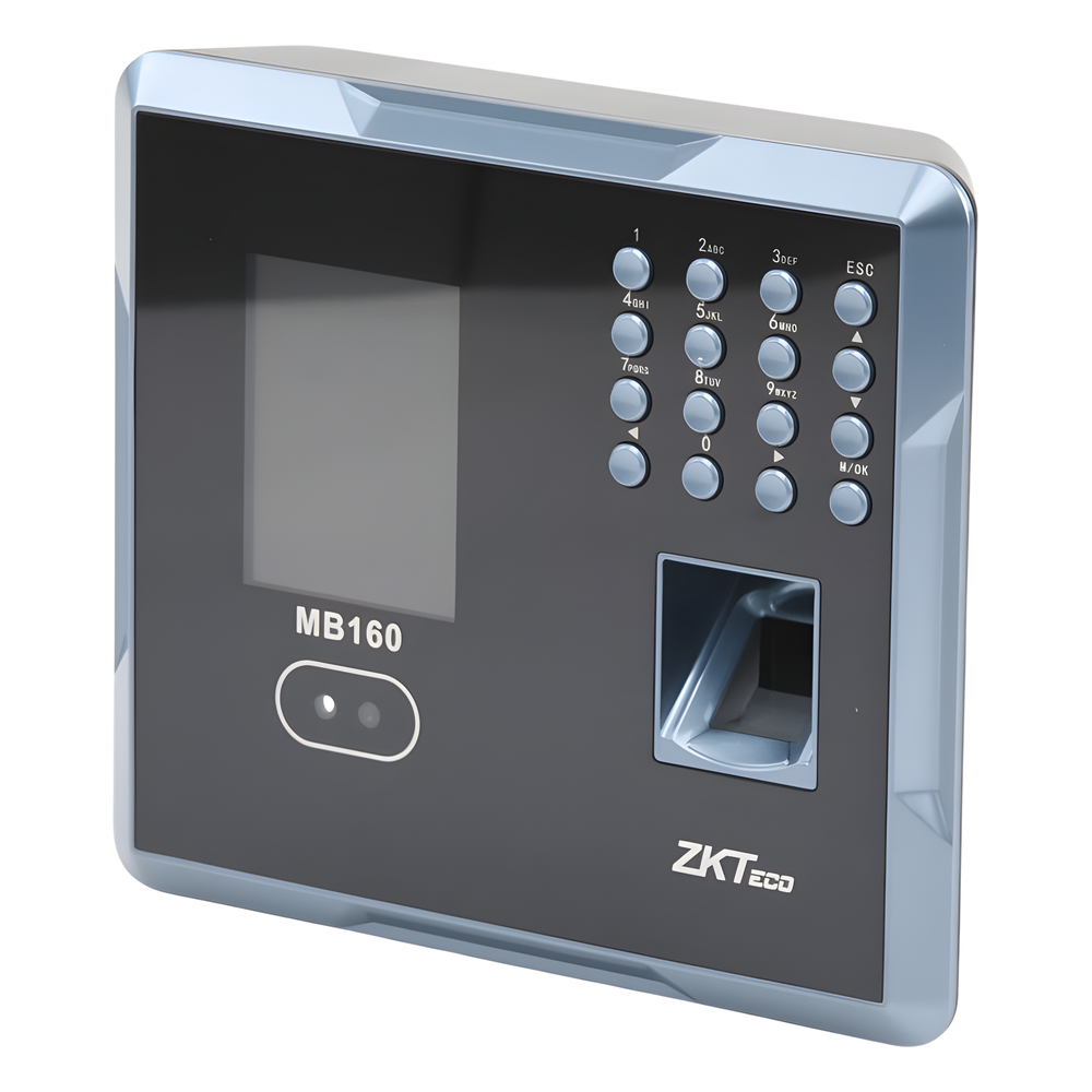 Terminal Biométrica Facial 1,500 Usuarios Pantalla 2.8 Pulgadas TCP/IP USB Control 1 Puerta ADMS ZKTeco MB160ID - Imagen 2