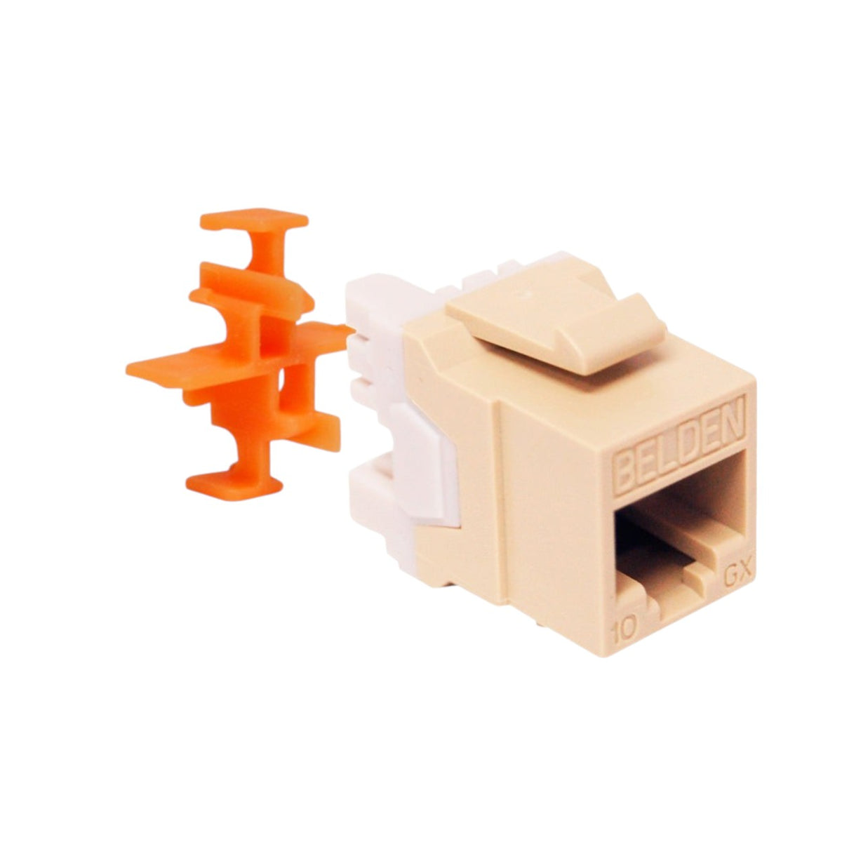 Jack Modular RJ45 KeyConnect Cat6A Terminacion 110 22-26 AWG Marfil Be ...