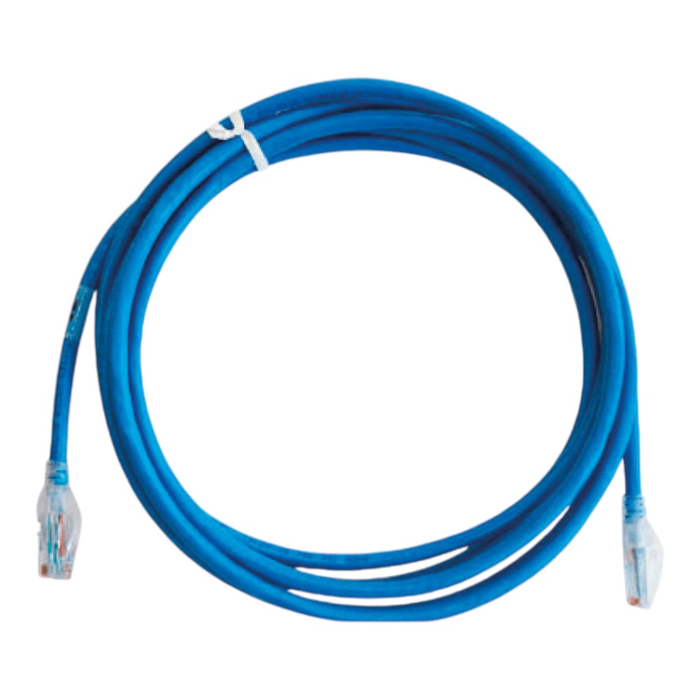 BELDENCAT1106002PATCH CORD TRACEABLE UTP CAT6A BELDEN CAT1106002/ INTERIOR / AZUL/ 4 PARES / 24 AWG / FORRO PVC / CMR / 2 PIES 0.6 METROS - SILYMX