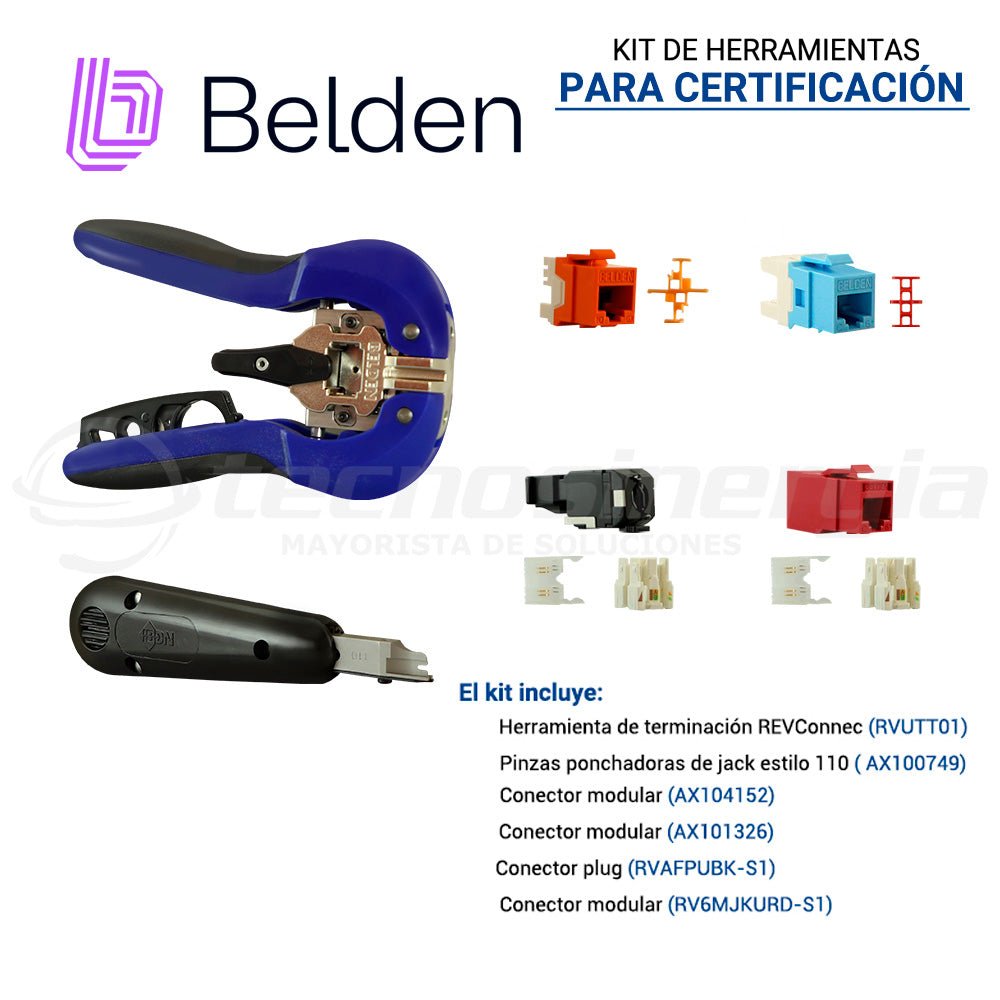 BELDENBEL-TOOLSKITKIT DE HERRAMIENTAS PARA CERTIFICACION BELDEN BEL - TOOLSKIT INCLUYE LO NECESARIO PARA PRACTICA MODULO DE INSTALACION - SILYMX