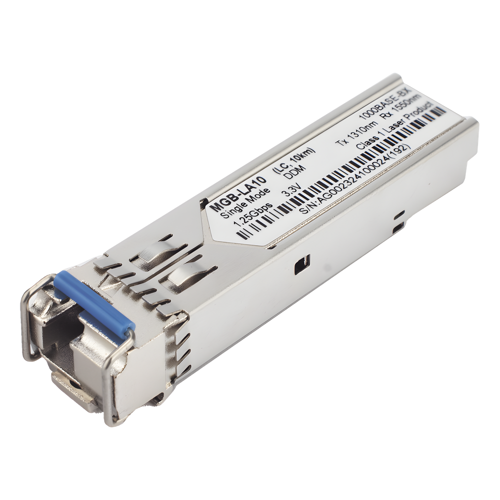Tranceptor WDM mini-Gbic SFP 1G LC TX:1310nm RX:1550 para fibra Mono Modo 10 Km, Requiere MGB-LB10 PLANET - Imagen 1