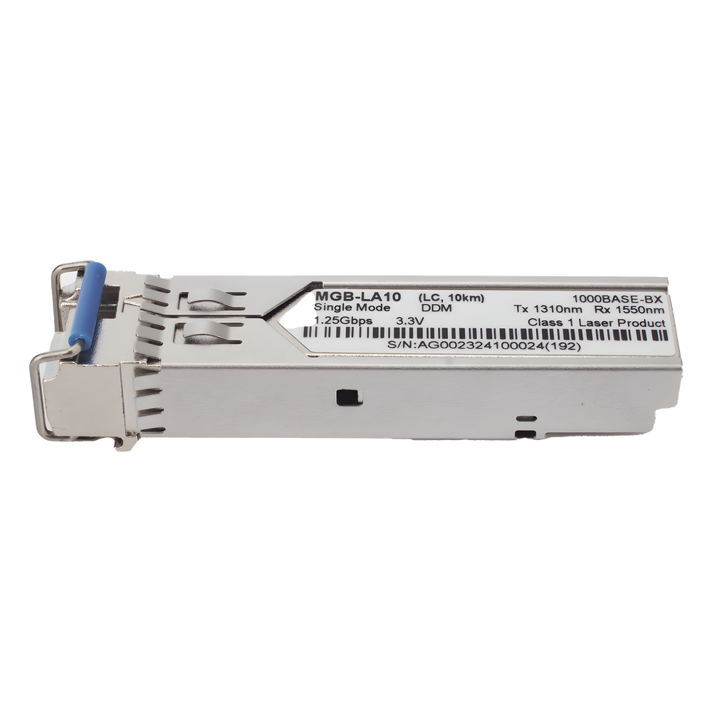 Tranceptor WDM mini-Gbic SFP 1G LC TX:1310nm RX:1550 para fibra Mono Modo 10 Km, Requiere MGB-LB10 PLANET - Imagen 4