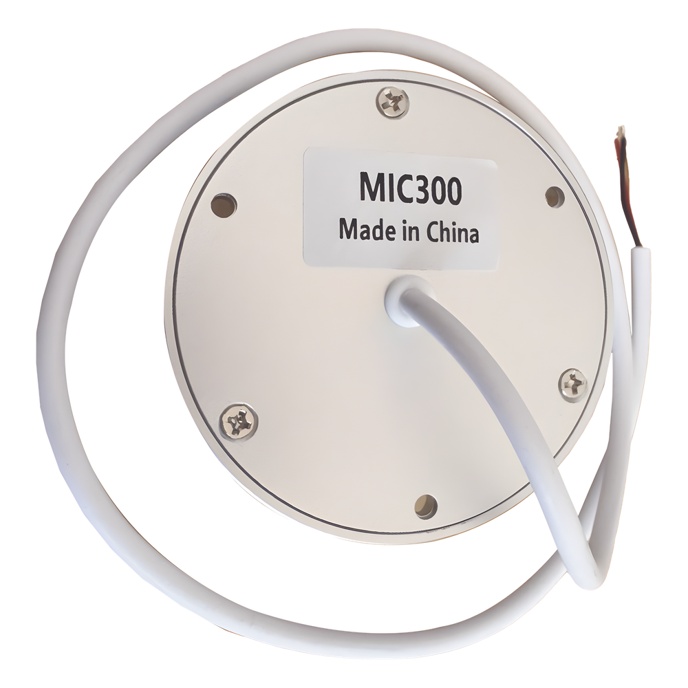 Micrófono Omnidireccional CCTV Cobertura 10-100 m² Sensibilidad -38 dB SNR 70 dB 12V DC EPCOM TITANIUM MIC300 - Imagen 3