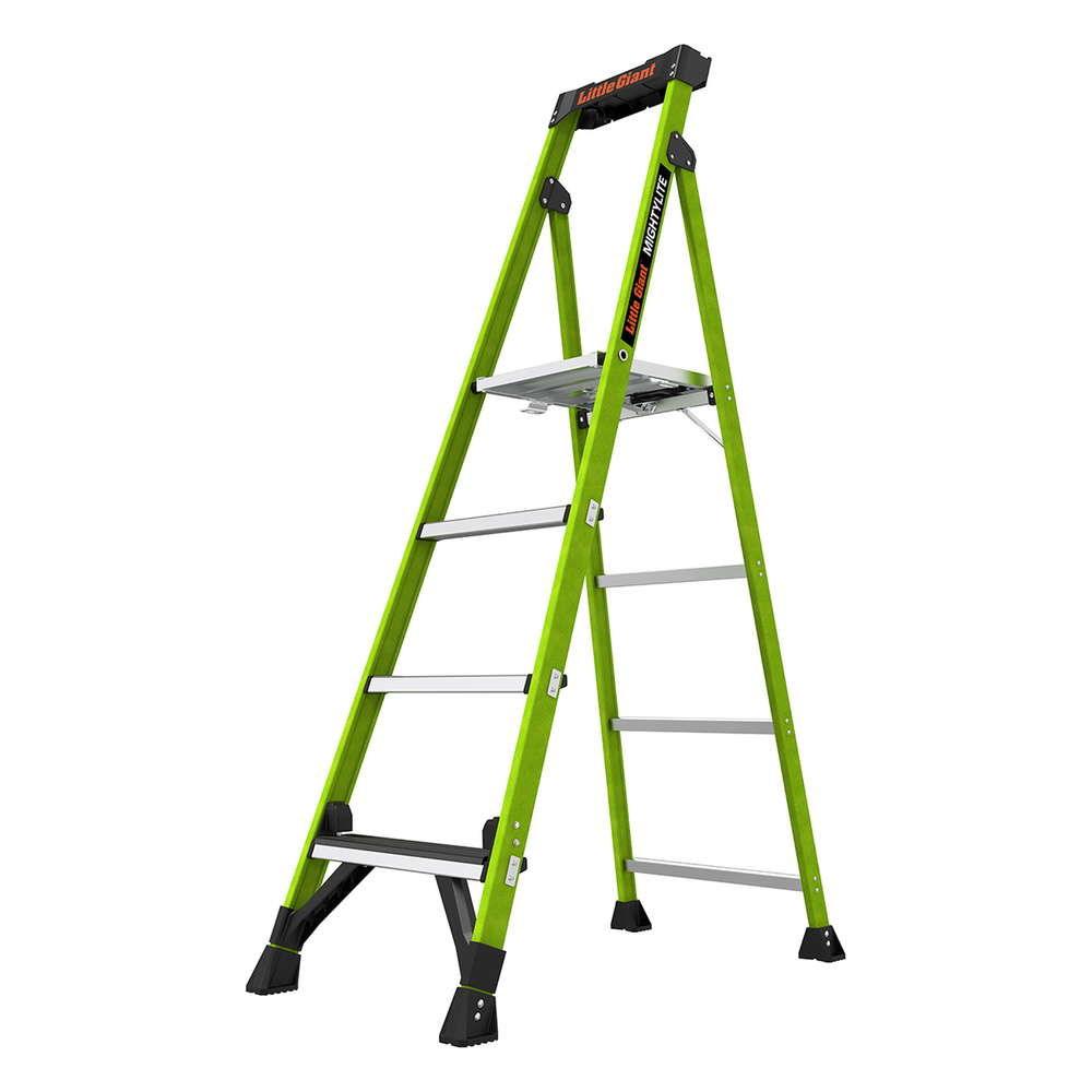 Escalera de Aluminio + Fibra de Vidrio de 1.8m con Soporte para Herramienta MIGHTYLITE-6IA-V2 Little Giant Ladder Systems - Imagen 1