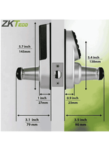 CerradurasZKTECOML200Cerradura Inteligente Teclado Bluetooth 100 Usuarios App Zsmart ZKTECO ML200 - SILYMX