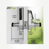 CerradurasZKTECOML200Cerradura Inteligente Teclado Bluetooth 100 Usuarios App Zsmart ZKTECO ML200 - SILYMX
