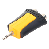 Adaptador de Audio 3.5 mm Estéreo a 2 RCA Hembra Carcasa Plástico Precableado SEETRONIC MMJ3-2RF - Imagen 2