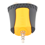 Adaptador de Audio 3.5 mm Estéreo a 2 RCA Hembra Carcasa Plástico Precableado SEETRONIC MMJ3-2RF - Imagen 3