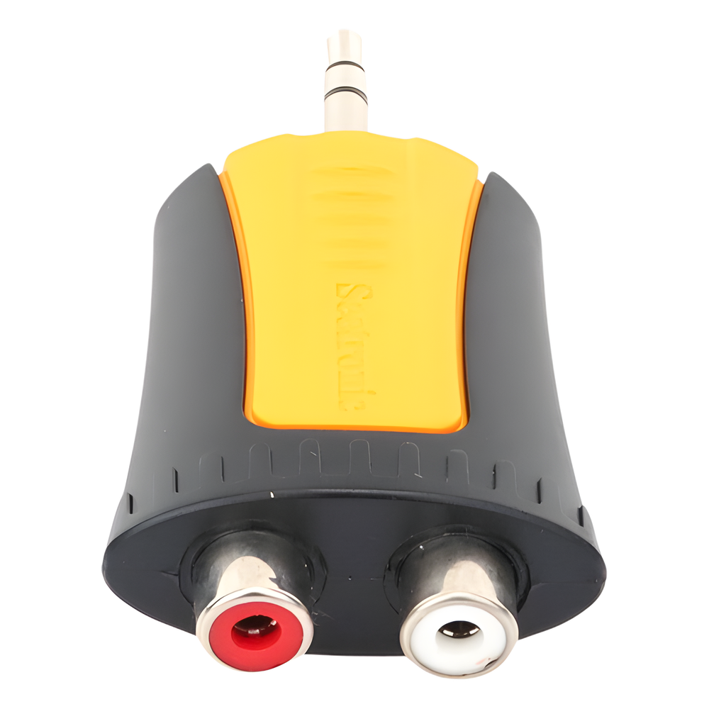 Adaptador de Audio 3.5 mm Estéreo a 2 RCA Hembra Carcasa Plástico Precableado SEETRONIC MMJ3-2RF - Imagen 5