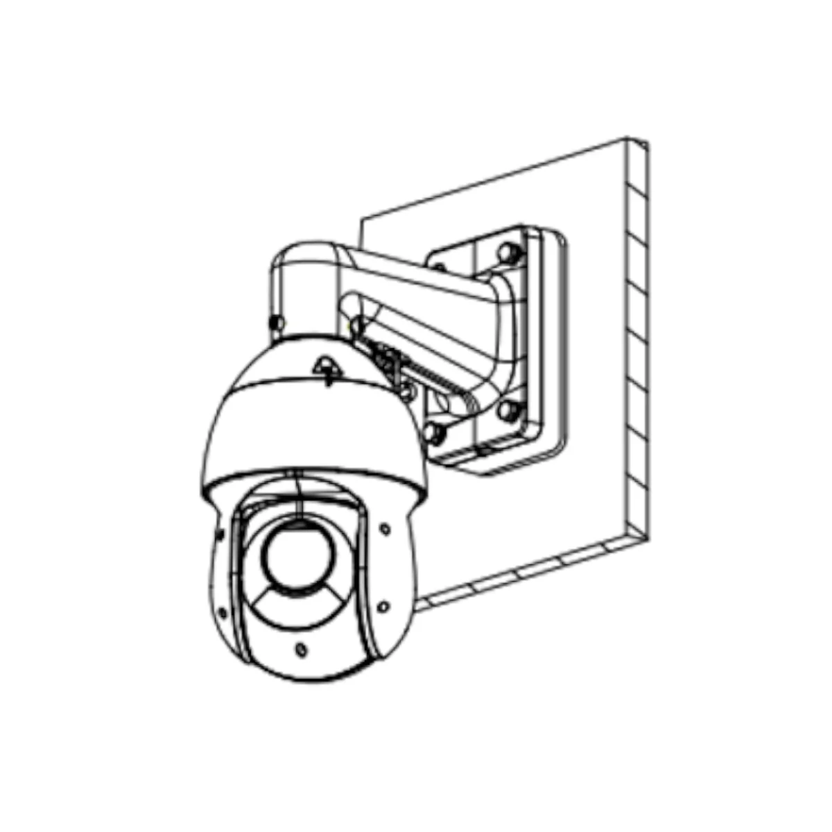 DAHUADH-SD49225DB-HNYCámara IP PTZ DAHUA 2 Megapíxeles WizSense 25x Zoom Óptico IP66 DH - SD49225DB - HNY - SILYMX