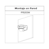 DAHUA COOPER D1A2128 - Cámara Domo HDCVI 1080p/ 103 Grados de Apertura/ Lente de 2.8 mm/ IR 20 Mts/ Uso Interior/ TVI AHD Y CVBS - SILYMX