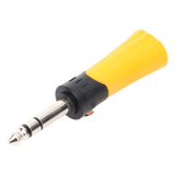 Adaptador de Audio Estereo 1/4" (6.35 mm) a Jack 3.5 mm Carcasa Plastica Resistente SEETRONIC MP3-MJF - Imagen 4