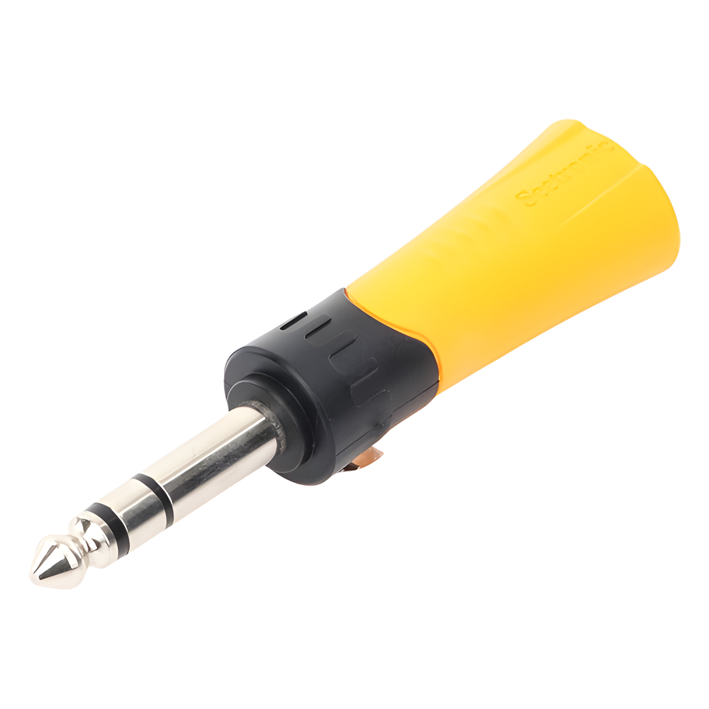 Adaptador de Audio Estereo 1/4" (6.35 mm) a Jack 3.5 mm Carcasa Plastica Resistente SEETRONIC MP3-MJF - Imagen 4