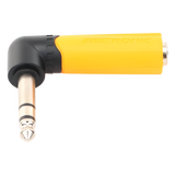 Adaptador de Audio Estéreo Jack 1/4in a 1/4in Ángulo Recto Carcasa Plástica SEETRONIC MP3-PM-R - Imagen 3
