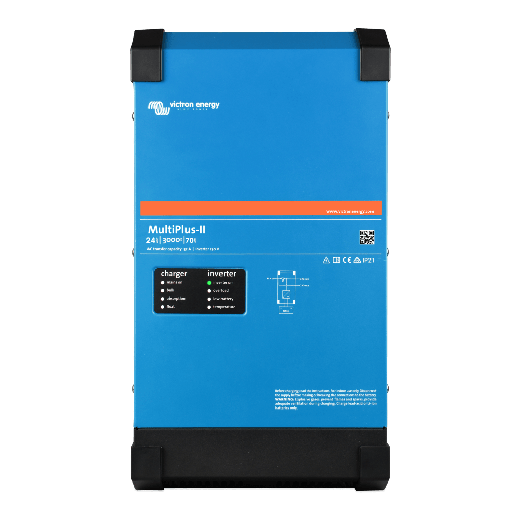 MultiPlus-II 48/3000/35-50 / Inversor Cargador de Onda Pura / Entrada 48 Vcc / Salida 2400 W 120 Vca 60 Hz VICTRON ENERGY - Imagen 1