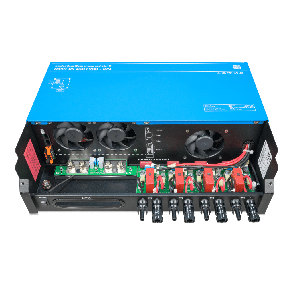 SmartSolar MPPT RS 450/200-MC4. Controlador Solar MPPT 200A, Voltaje: 48 Vcc. Para uso con Inv. Cargadores Victron VICTRON ENERGY - Imagen 4