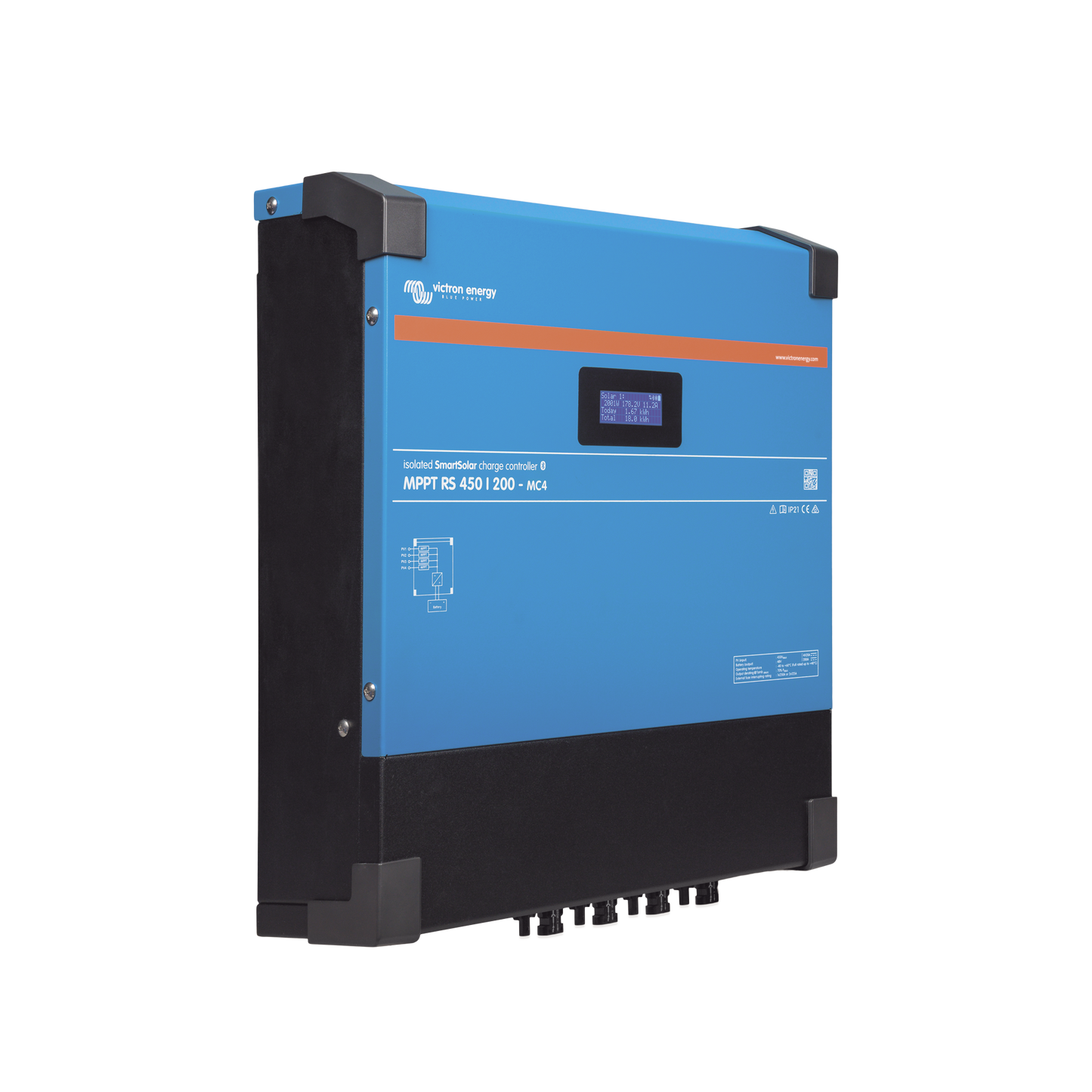 SmartSolar MPPT RS 450/200-MC4. Controlador Solar MPPT 200A, Voltaje: 48 Vcc. Para uso con Inv. Cargadores Victron VICTRON ENERGY - Imagen 7