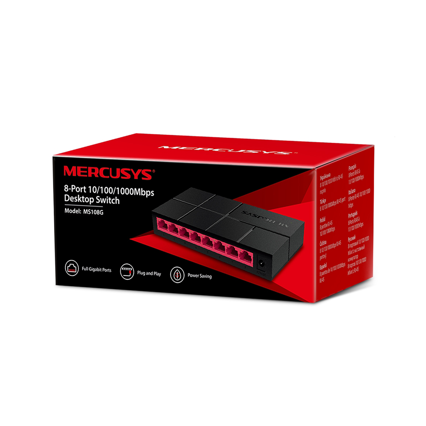 Switch no administrable para escritorio de 8 puertos 10/100/1000 Mbps TP-LINK - Imagen 2