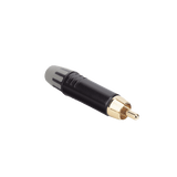 Equipos de AudioSEETRONICMT380Conector Macho RCA Enchapado Oro Carcasa Negra Cable 3.5 - 6.5mm SEETRONIC MT380 - SILYMX