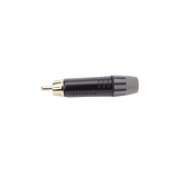 Equipos de AudioSEETRONICMT380Conector Macho RCA Enchapado Oro Carcasa Negra Cable 3.5 - 6.5mm SEETRONIC MT380 - SILYMX