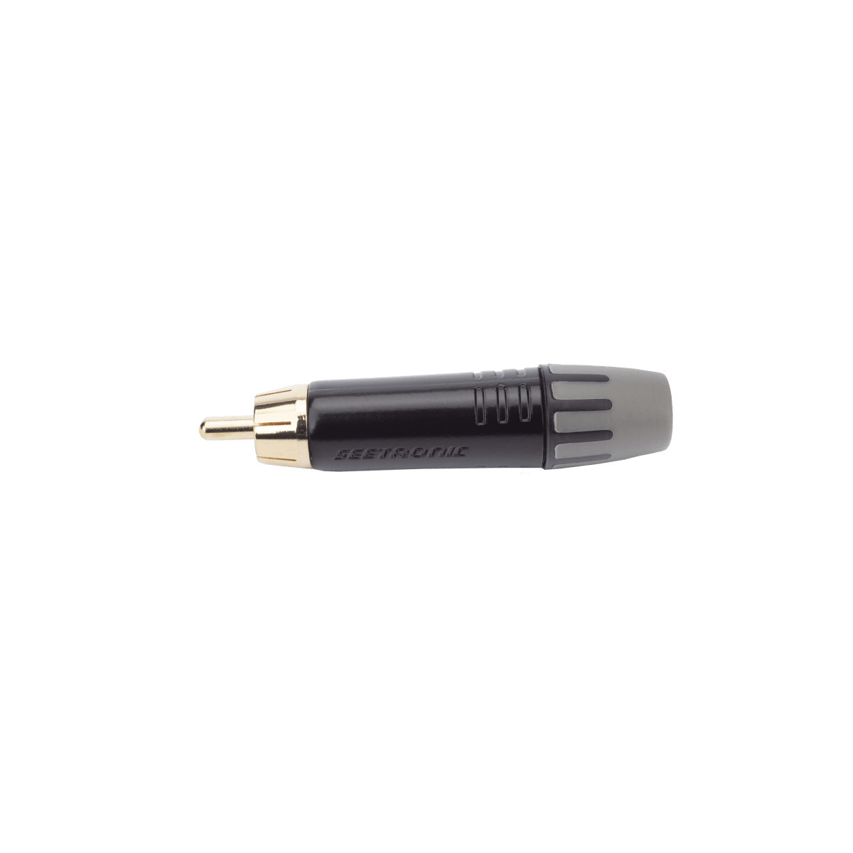 Equipos de AudioSEETRONICMT380Conector Macho RCA Enchapado Oro Carcasa Negra Cable 3.5 - 6.5mm SEETRONIC MT380 - SILYMX